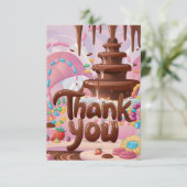 Carte de remerciements au chocolat Scoops (Debout devant)