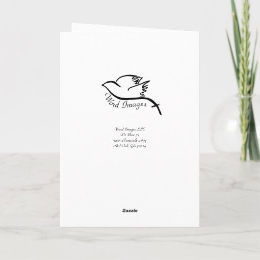 Carte De Remerciements AU Pasteur (Dos)