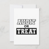 Carte De Remerciements Audit ou traitement - Comptable drôle Halloween (Devant)