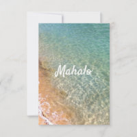 Autocollant Coeur Hawaii Ocean Aloha