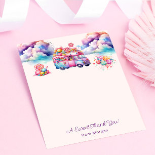 Carte De Remerciements Autocollant d'anniversaire pour enfants Sweet Budg
