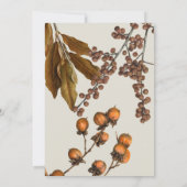 Carte De Remerciements Automne Automne Aquarelle Feuilles de feuillage (Dos)