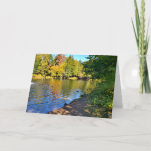 Carte De Remerciements Automne dans le Michigan