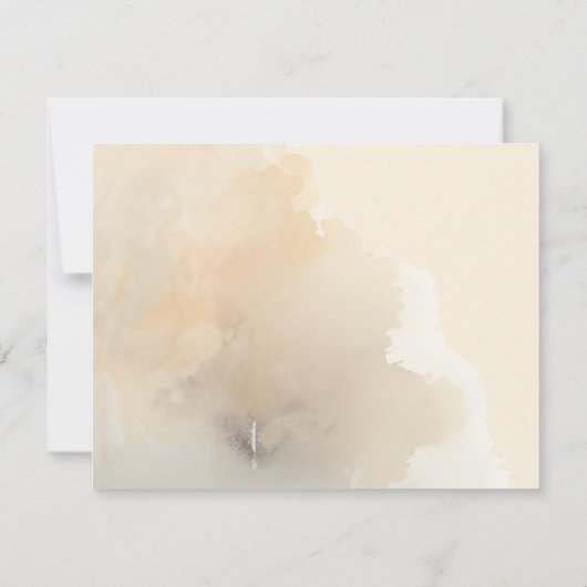 Carte De Remerciements Automne Nature Automne mariage paysage (Dos)