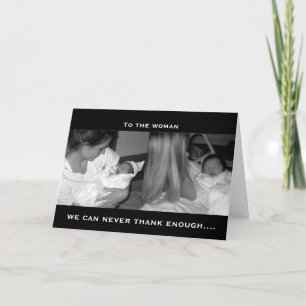Carte De Remerciements Aux femmes nous pouvons ne jamais remercier assez