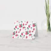 Carte de remerciements aux fraises - Berry Sweet A (Dos)