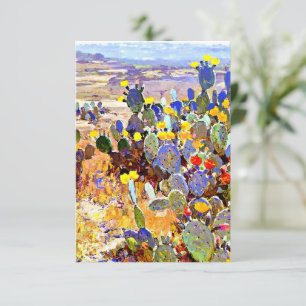 Carte De Remerciements Avec Cacti, Julian Onderdonk,