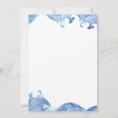 CARTE DE REMERCIEMENTS AVEC CARPE KOI (Dos)