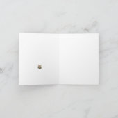 Carte de remerciements avec chouette (Intérieur)