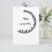 Carte De Remerciements avec compassion (Debout devant)