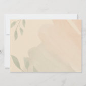 Carte de remerciements avec élément arrière - plan (Dos)