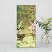 Carte de remerciements avec Fairy et Frog (Debout devant)