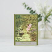 Carte de remerciements avec Fairy et Frog (Debout devant)