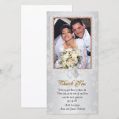 Carte de remerciements avec photo (Devant / Derrière)