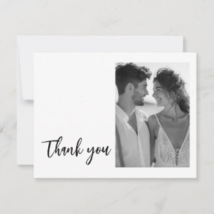 Carte De Remerciements 💍 Avec photo Cornflowers et Lavender Bliss