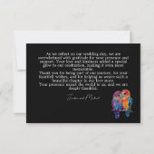 Carte De Remerciements 🌈 Avec photo LGBTQ Eternal Unity mariage (Dos)