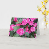 Carte de remerciements avec Rose (Fleur jaune)