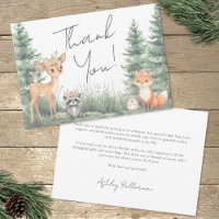Aventure Animaux de la Forêt Baby Shower
