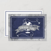 Carte de remerciements, Avions (Devant / Derrière)