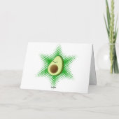 Carte De Remerciements Avocado Superstar Blank (Dos)
