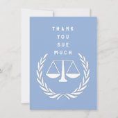 Carte De Remerciements Avocat créatif (Devant)