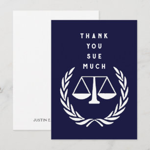 Carte De Remerciements Avocat Créatif