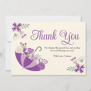 Carte De Remerciements Avril Les douches apportent le Baby shower de mai