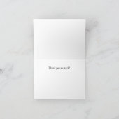 Carte de remerciements axé sur la cascade (Intérieur)