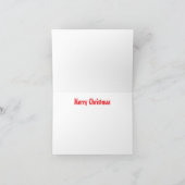 Carte De Remerciements B48 Geese Over Frozen River Christmas Card (Intérieur)