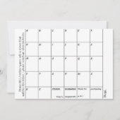 Carte De Remerciements B&W Abc Tpc #1 (Devant)