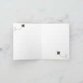 Carte De Remerciements Baby Bee Note (Intérieur)