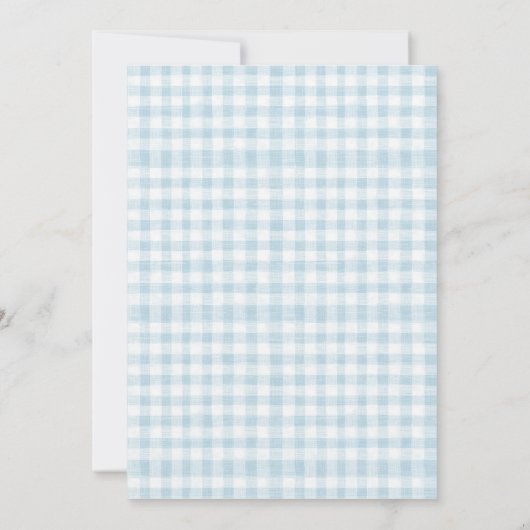 Carte De Remerciements Baby Blue One Lucky Duck 1er anniversaire (Dos)