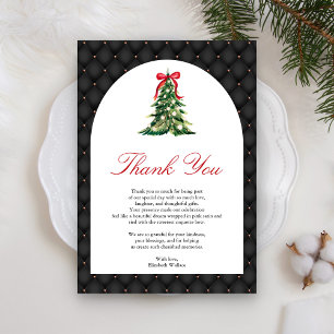 Carte De Remerciements Baby, il fait froid dehors Baby Shower ruban rouge