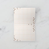 Carte De Remerciements Baby is Brewing Coffee Bean Theme Baby Shower (Intérieur)