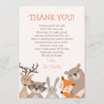 Carte de remerciements baby shower<br><div class="desc">♥ Un carte de remerciements de baby shower mignon et amusant pour remercier vos invités!</div>