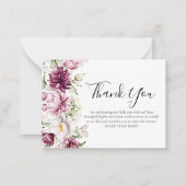 Carte de remerciements Baby shower (Devant)