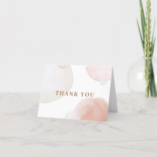 Carte De Remerciements Baby shower Abstrait Boho simple