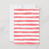 Carte De Remerciements Baby Shower Animaux de la Ferme Aquarelle (Dos)