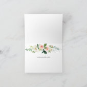 carte de remerciements baby shower aux fleurs de r (Intérieur)