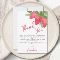 Baby shower aux fraises