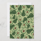 Carte De Remerciements Baby shower Avocado (Dos)