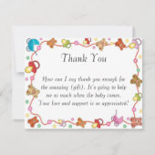 Carte de remerciements Baby shower Baby Elements (Devant)