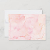 Carte de remerciements Baby shower Ballerina Tutu (Dos)