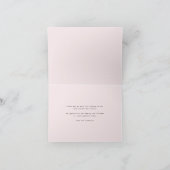 Carte De Remerciements baby shower bébé lapin (Intérieur)