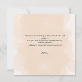 Carte De Remerciements Baby shower Bleu Chien Chien Chien Chien Mur Franç (Dos)