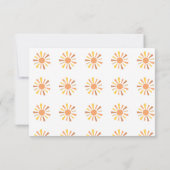 Carte De Remerciements Baby shower Boho Sunshine (Dos)