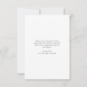 Carte De Remerciements Baby Shower Brunches et Bulles (Dos)