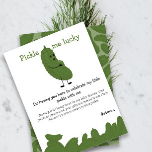 Carte De Remerciements Baby shower chanceux Pickme