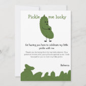 Carte De Remerciements Baby shower chanceux Pickme (Devant)