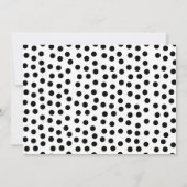 Carte De Remerciements Baby shower chic élégant (Dos)